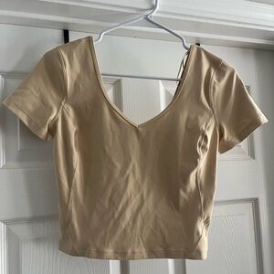 Lululemon Cropped Align Tee